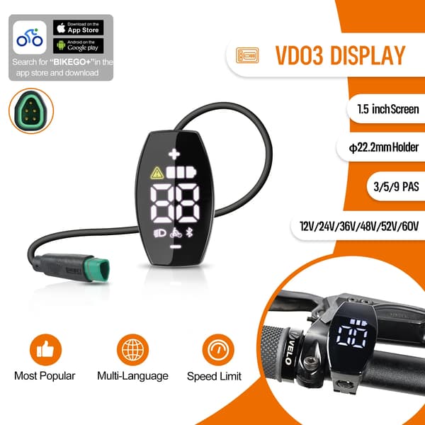 Skärm, HD-skärm, OTA-programuppdatering,VD03 Mini (0-9 Pas)