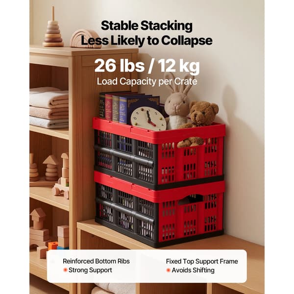 Opbevaringskasser, sammenklappelige, pladsbesparende design,3PCS