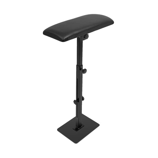 Armlæn Stativ, Justerbar Højde, Holdbart Design,sort