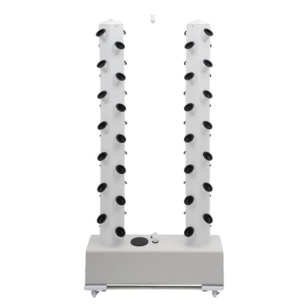 Hydroponisk Vækstsysten, Vertikal Design, Automatisk Timer,Hvid