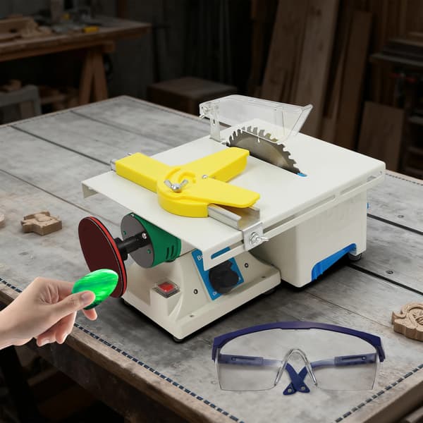 Mini Bordsåg, Multifunktionell Bänkslip, Flexibel Axel,Mini Bordsåg