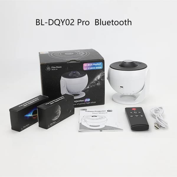 Galaxiprojektor, Multifunktionell Design, Bluetooth-anslutning,ProBluetooth