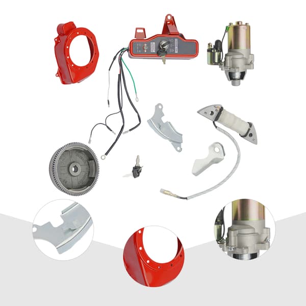 Startermotor Kit, Nem Installation, Holdbare Materialer,Rød