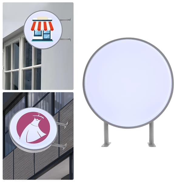 LED-ljuskälla, dubbel-sidig, väggmonterad,Vit