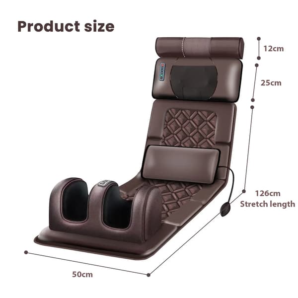 Massagepude, Foldbart Design, Flere Massageindstillinger,EU-50Hz
