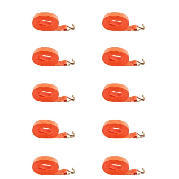 Spännrem, 8 meter längd, 50 mm bredd, 5000 kg kapacitet, kraftigt polyester material, säker lastlösning