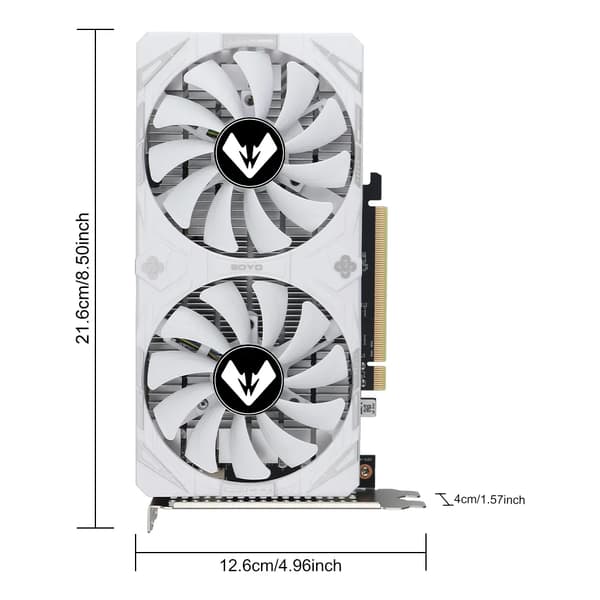 Grafikkort, GDDR6 Hukommelse, 4 GB Kapacitet,RX6500XT 4G