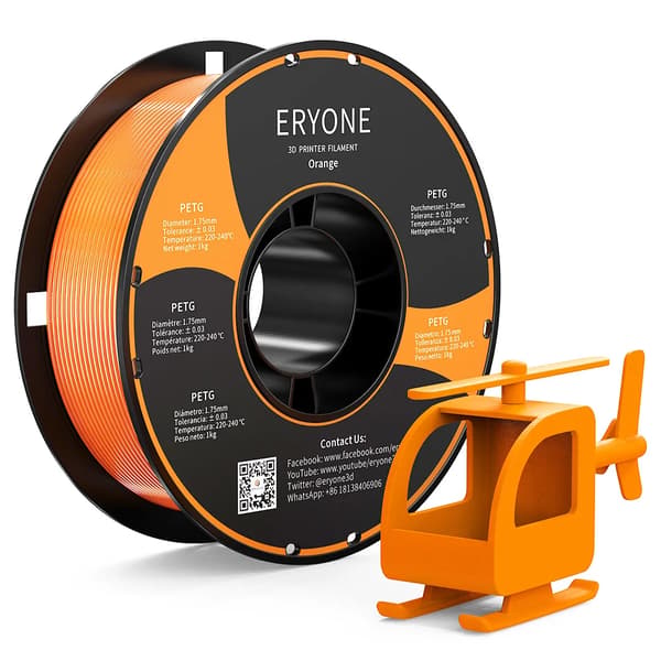 3D-skrivarfilament, hög precision, hållbart material,Apelsin