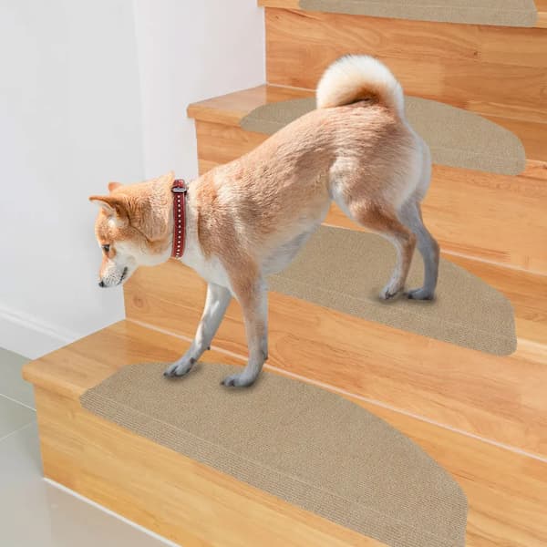 Tæppe, Selvklæbende, Antiskrid,Mørkebrun