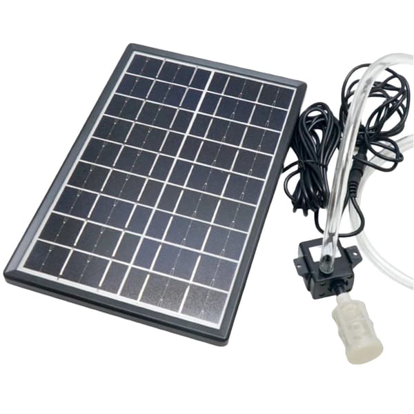 Solvandpumpe, Solcelledrevet, Stille Drift,A