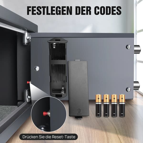 Sikker til hjemmets sikkerhed, flere låsemetoder, holdbart design,Sikkerhedsboks