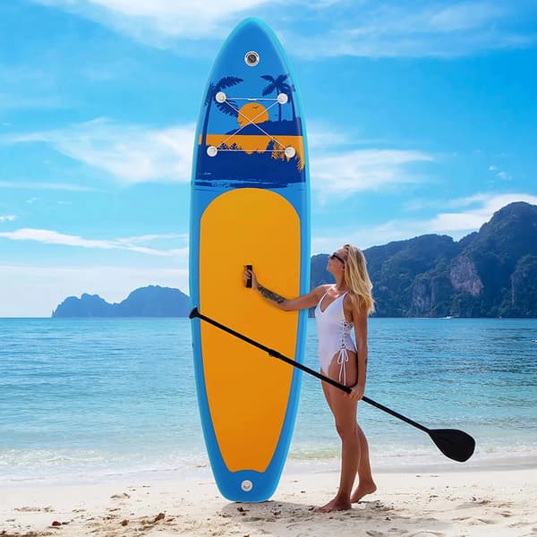 Oppustelig SUP-board, Holdbart materiale, Skridsikker overflade,SUPFW31E