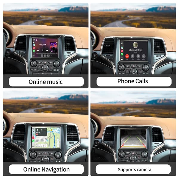 Bilgränssnitt Uppgradering, Trådlös CarPlay, Android Auto,För 2014-2019