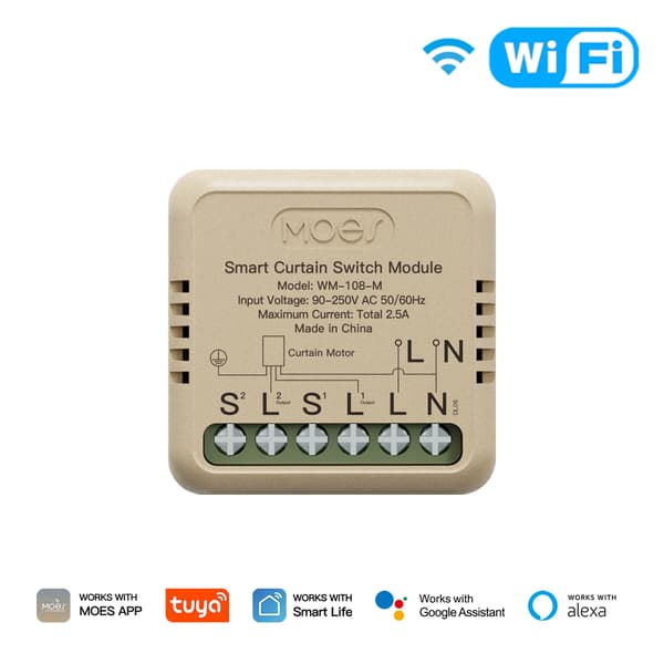 Smart Gardin Kontrolmodul, WiFi/ZigBee Forbindelse, Stemmestyring,WiFi Modul-a, 2 PCS
