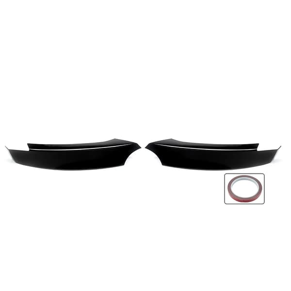 Front Bumper Splitter, Holdbart Materiale, Nem Installation,glans sort