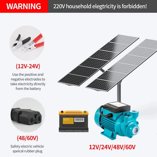 Vandpumpe, Elektrisk Kilde, Selvprimende Design,DC 12V