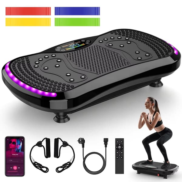 Vibrationsplatta, 99 hastighetsnivåer, Bluetooth-högtalare,B