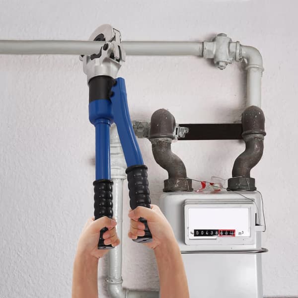 Hydraulisk Rörkrimpare, 98 KN Maximal Krimpkraft, Lättviktsdesign,Blå