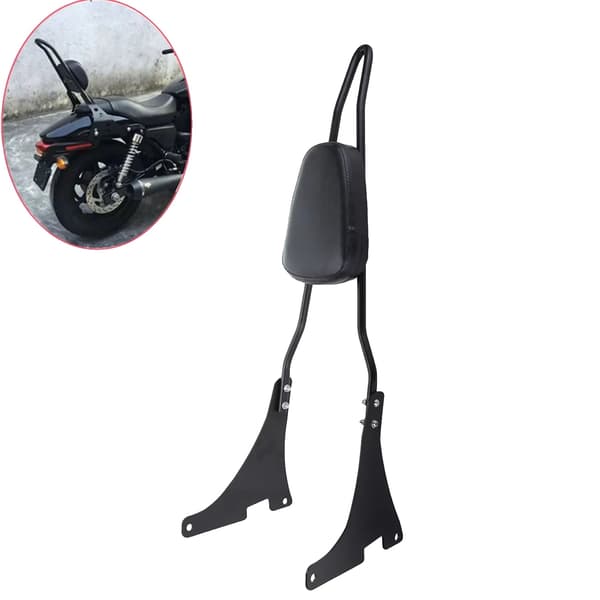 Takakontin teline, Sissy Bar, Pehmuste,musta