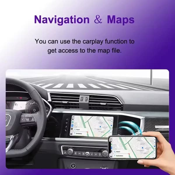 Trådløs CarPlay, Android Auto Support,Til Audi A1 Q3 19-21