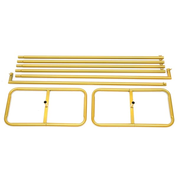 Bryllupsbue, Robust Metalramme, Nem Samling,L, Guld