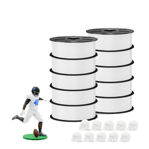 3D-printer filament, forbedret holdbarhed, pænt viklet materiale,PETG Hvid