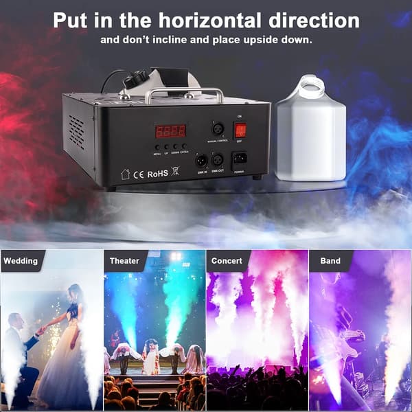 Dimma Maskin, DMX Kontroll, Hög Rök Utmatning,220v 2000w EU
