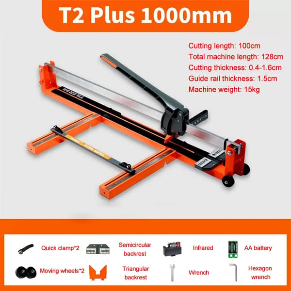 Fliseklipper, Laserpositionering, Manuel Værktøj,1000mm