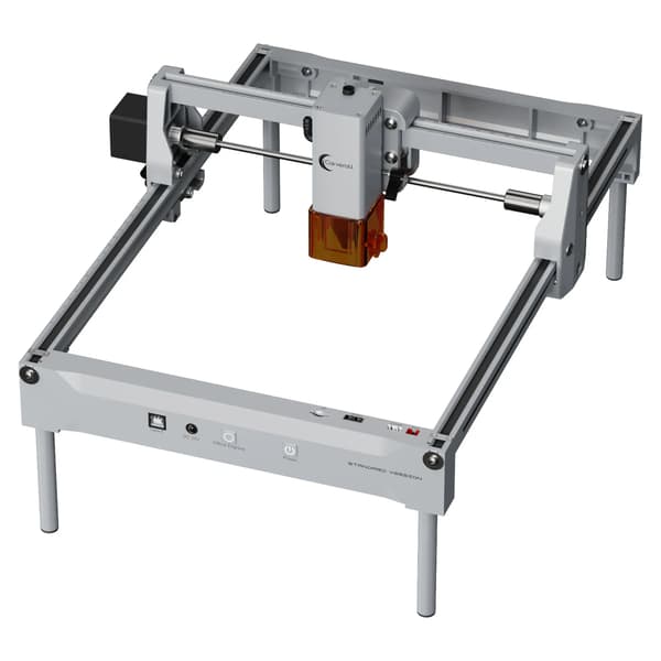 Lasergravyr, 300x200mm Arbetsområde, Mobilappkontroll,Silver