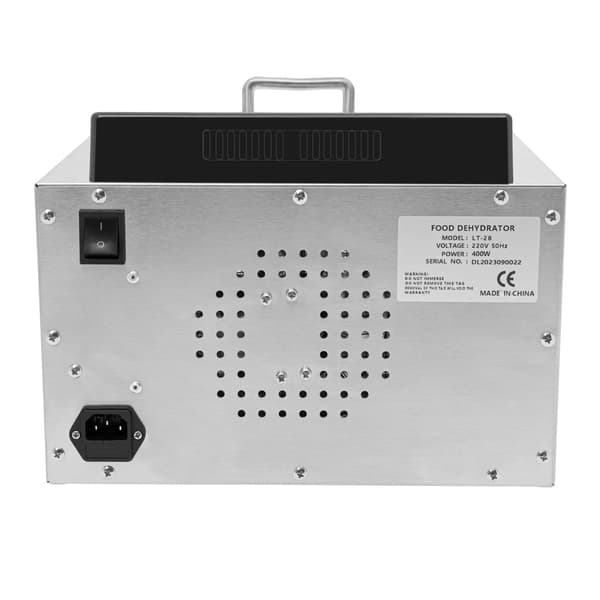 Madtørrer, 6-lags design, justerbar temperatur og timer,HVID