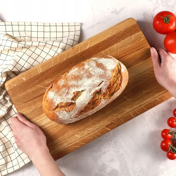Skärbräda, Ekträskonstruktion, Mångsidigt Kökverktyg,Brun