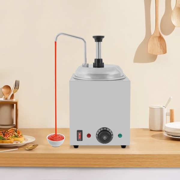 Sauce Dispenser, 2,5L Kapacitet, 800W Effekt,Lys Grå