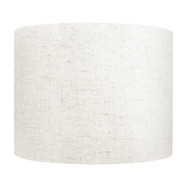 Trommelampe Skærm, Nem Montering, Stilfuldt Design,Beige