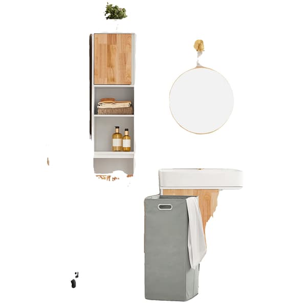 Förvaringsskåp, Modern Design, Hållbar Träbyggnad,VIT
