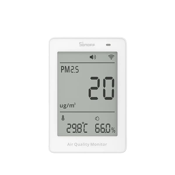 Luftkvalitetsmonitor, Realtidsdata, Smart Home Kompatibel,SAWF-07P