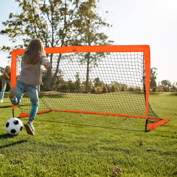 Fotbollsnät, Fällbart, Mini Målset,Guld