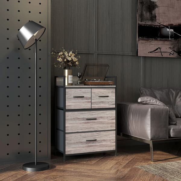 Opbevaringsskuffer, Kompakt Design, Industriel Stil,GRÅ