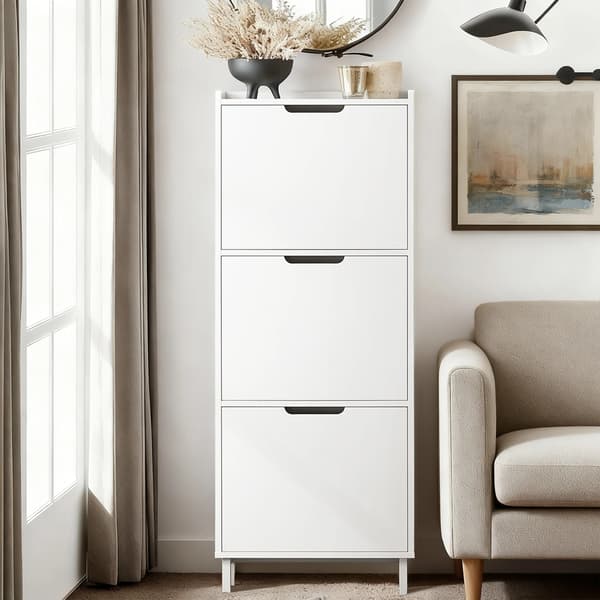 Sko Rack, Smalt Design, 3 Rum,HVID