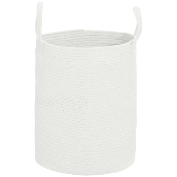 Tvättkorg, Naturlig Bomull, Fällbar Design,Lagring