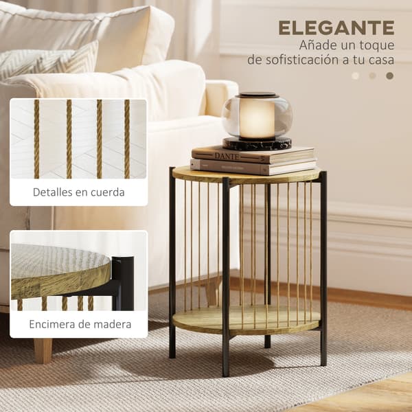 Sidobord, Modern Design, Funktionell Förvaring, Beige