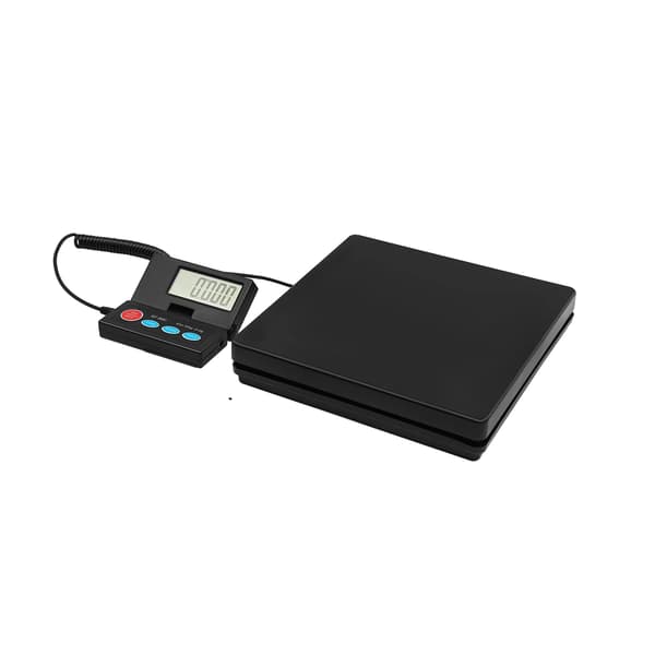 Digital vægt, 50 kg kapacitet, LCD-display,sort