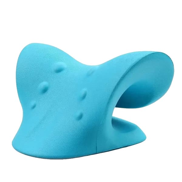 Nackmassagekudde, Ergonomisk Design, Smärtlindring,Ingen plugg-a, Blå