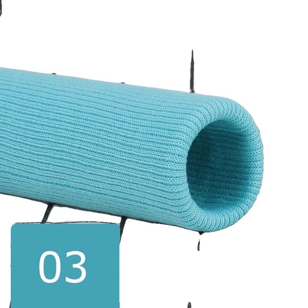 Stickade tygmanschetter, elastiskt stretchmaterial, sytilbehör,35x7cm-e, 3