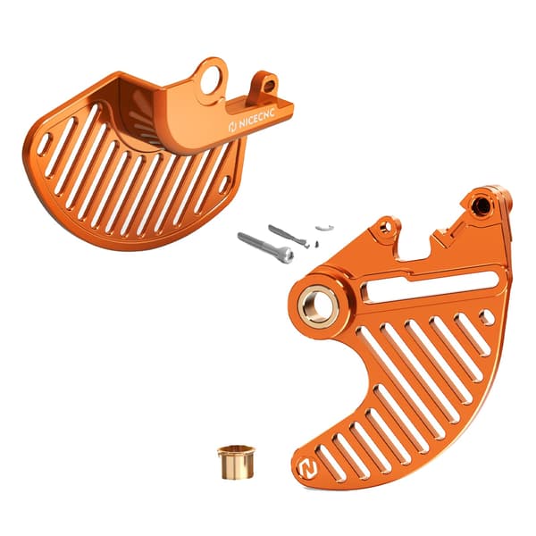 Bromsskivsskydd, Lättviktsaluminium, Hög precision passform,Orange Set