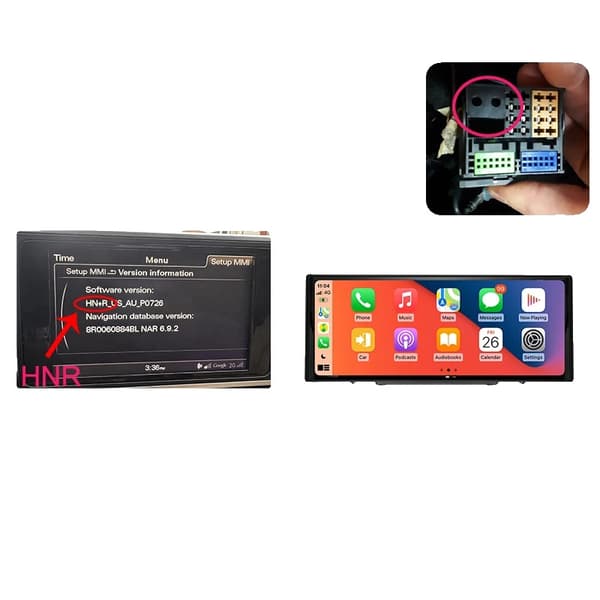 Bilstereo, Skärmstorlek, Linux Operativsystem, kompatibel med Audi A1 2013-2018,HNR