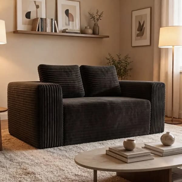 Gulvseng, Moderne Stil, Pladsbesparende Design,Sort