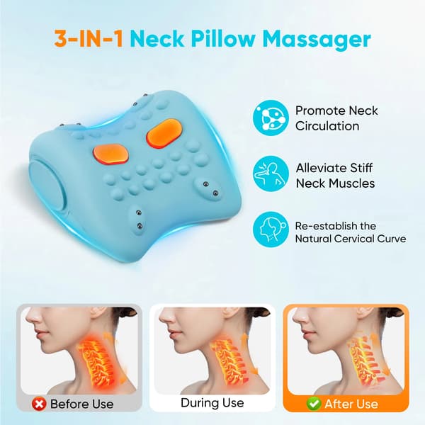 Kaulan hieroja, EMS, Lämpö & Värinä,Sininen