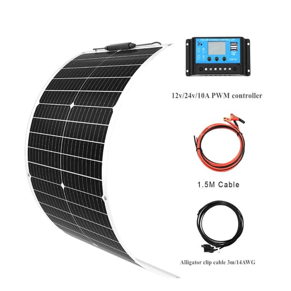Flexibel Solpanel, Hög Effektivitet, Off-Grid Kompatibilitet,12V50W Solkit