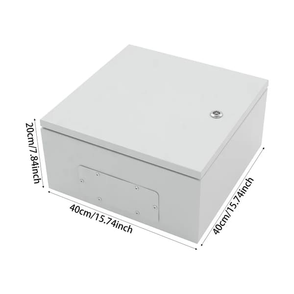 Elektrisk boks, IP65 beskyttelse, IK08 stødmodstand,40x40x20cm