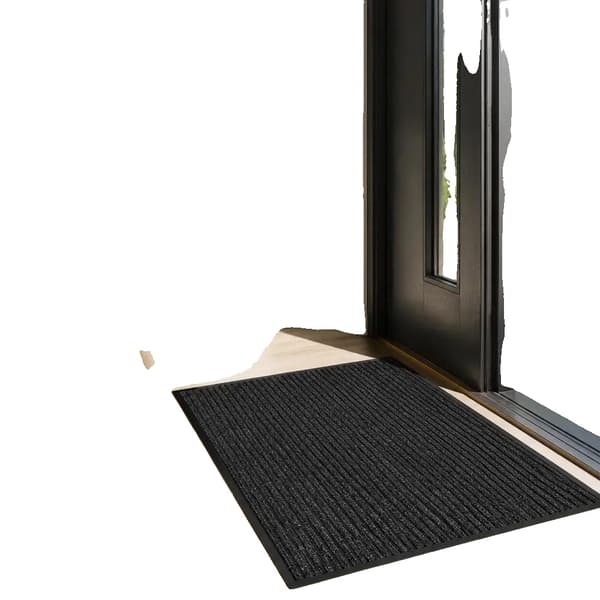 Dørmåtte, Antiskrid, Holdbart PVC-materiale,Anthracit